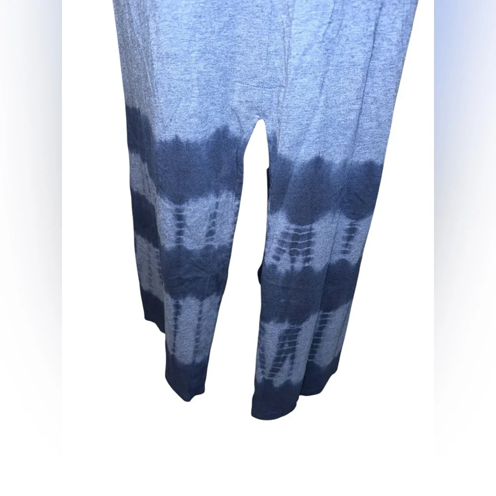J. Jill Pure Jill Tie Dyed Maxi Dress Blue Cotton Size Medium - Picture 5 of 10